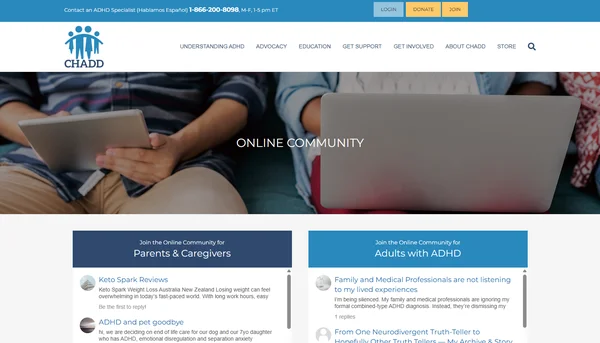 CHADD Online Community