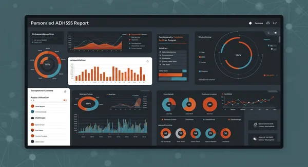 AI-personalized ADHD report with detailed analysis sections